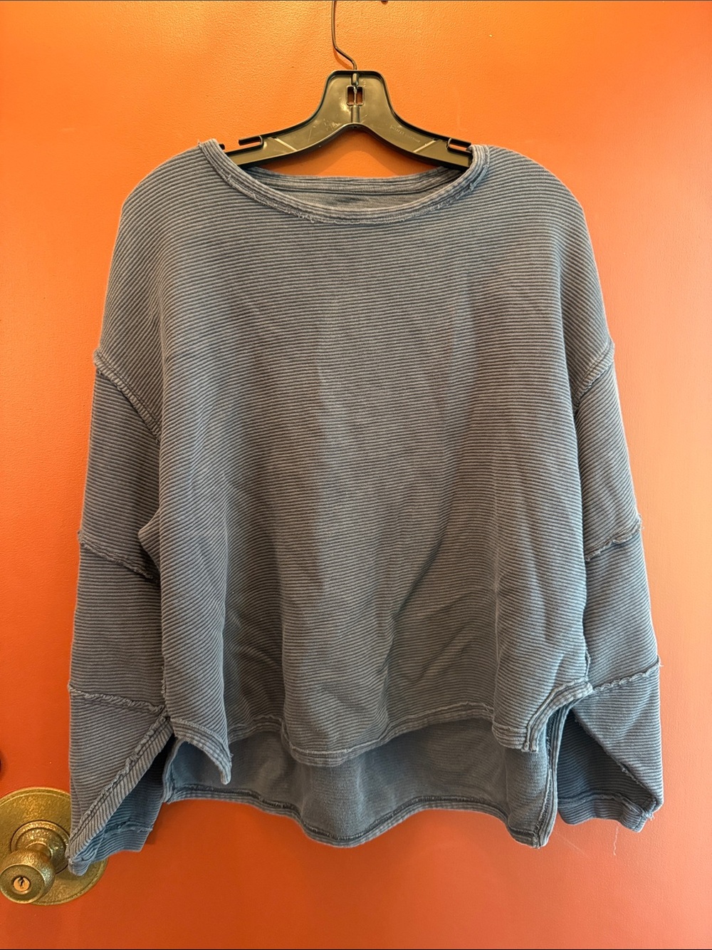 We The Free Women's Blue Knit Sweater